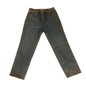 Abercrombie & Fitch Women's Straight-Leg Gray Jeans